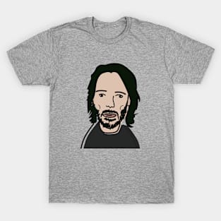 Keanu Reeves in Weirdtual Reality T-Shirt